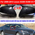 OX Horn Cover Trim / Carbon Fiber Side Mirror for Lexus IS (2009–2013)