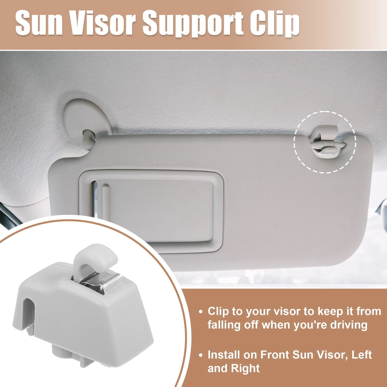 Sun Visor Support Clip Retainer No. 4L0859561 for Volkswagen Touareg (2004–2010)