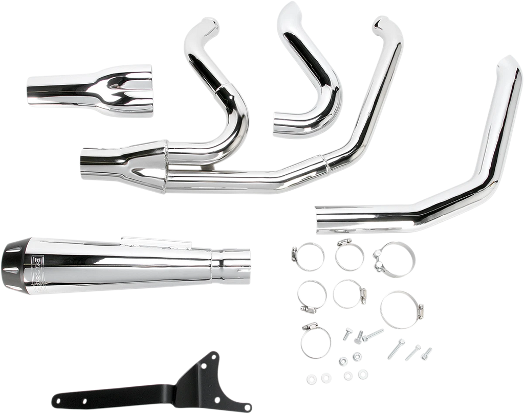 BASSANI Road Rage 2:1 Exhaust for FXR (Chrome) (1982–1999)