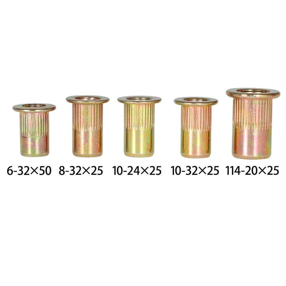Set of 150 SAE Rivet Nut Inserts for Various Applications