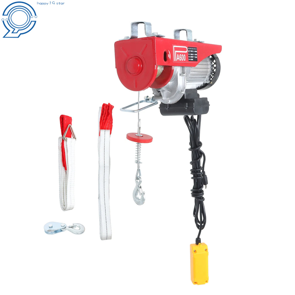 Electric Lift Hoist for Garage with Remote Control (110V)