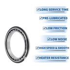 Deep Groove Ball Bearing 6817NR for Scooter Skateboard Wheel (P5)