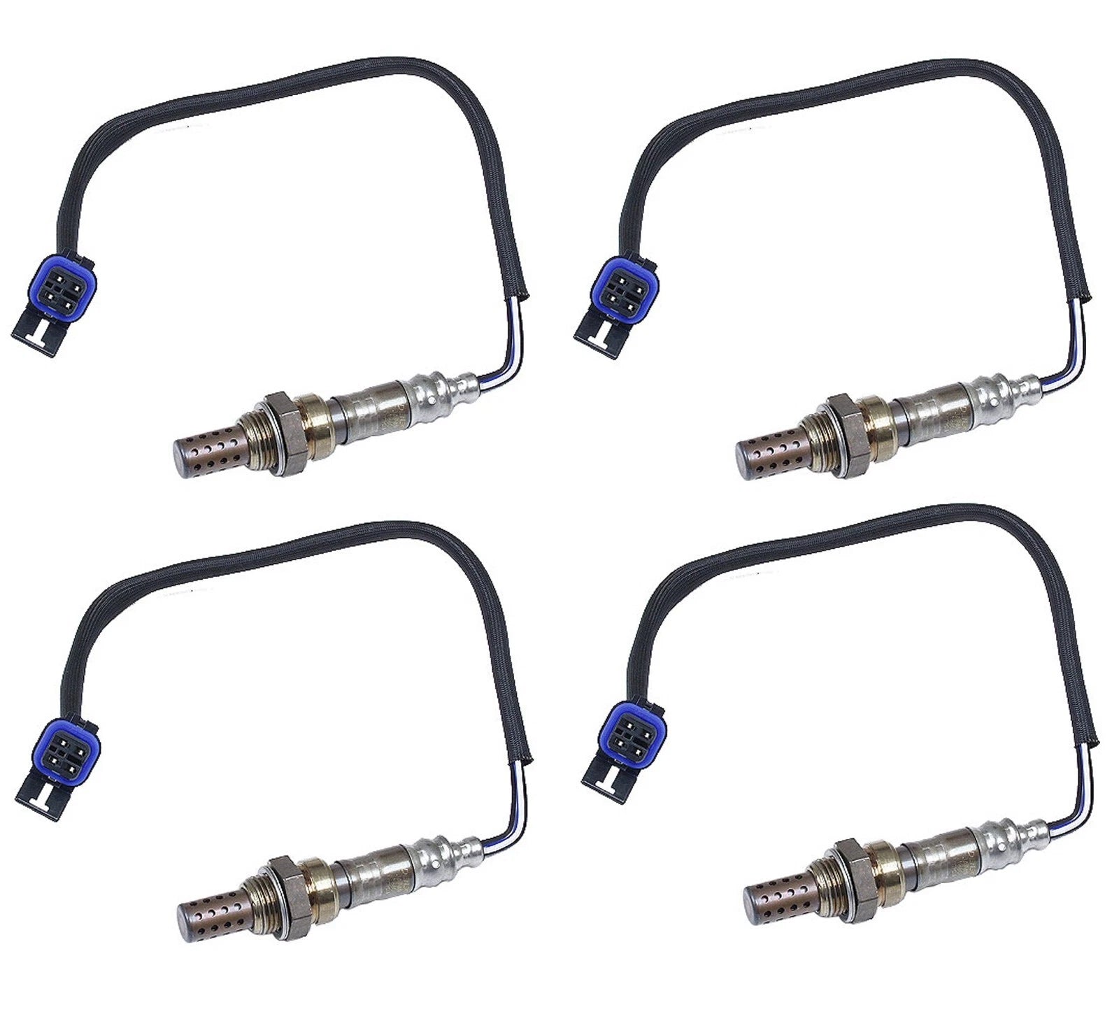 Set of 4 Oxygen Sensors for Cadillac Chevrolet Pontiac V8 (Denso)