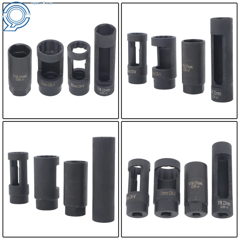 10Pcs O2 Oxygen Sensor & Oil Pressure Sending Unit Socket Tool Set for