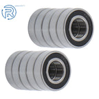 Set of 10 Ball Bearings for Various Applications (25×52×15mm)