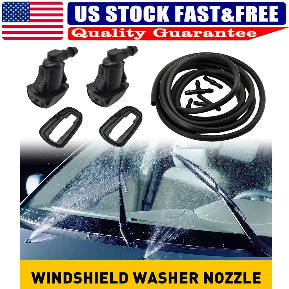 Windshield Wiper Washer Nozzle Spray Jet Kit for Chevy Malibu (2005–2013)