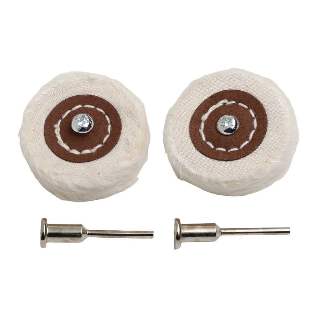 2X Polishing Cotton Buffing Wheel for T Style Handle Mirror