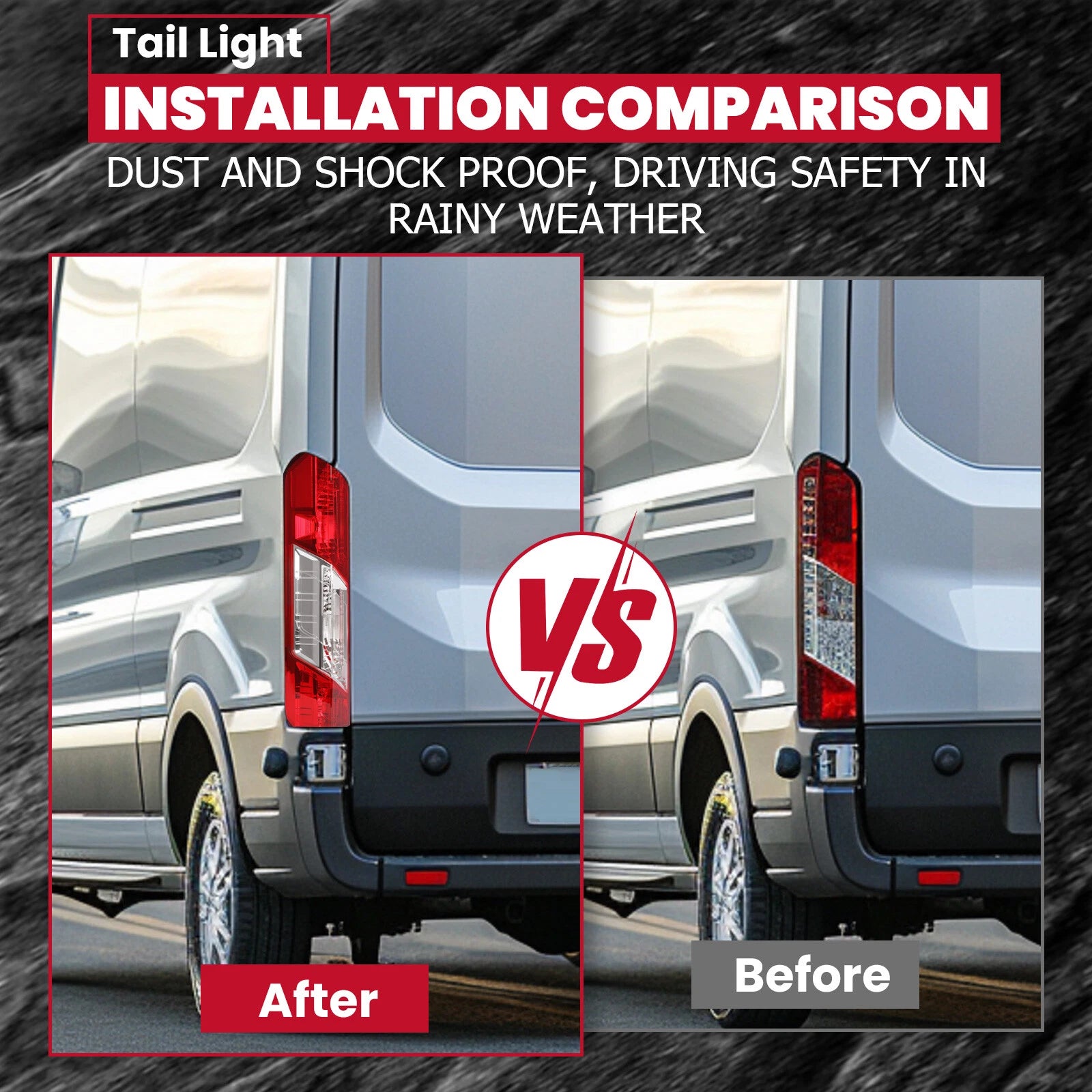 Driver Left Side Rear Tail Light Lamp for Ford Transit 150 250 350 (2015–2024)