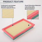 Engine Air Filter No. 16546ED000 for Nissan Versa 1.6L 1.8L (2007–2012)