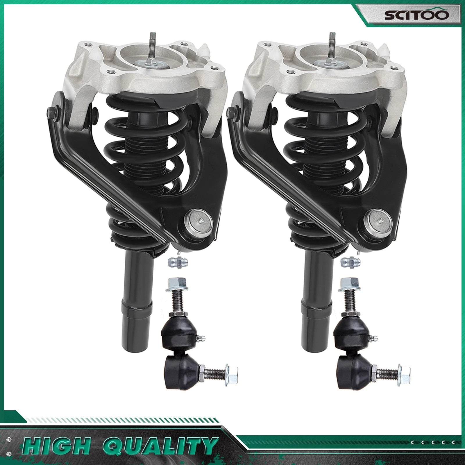 Front Complete Struts & Sway Bar Links for Chrysler Cirrus Dodge Stratus (2001–2006)