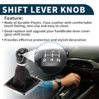 5 Speed Manual Gear Shifter Knob with Cover for Ford Focus MK2 (2006–2011)