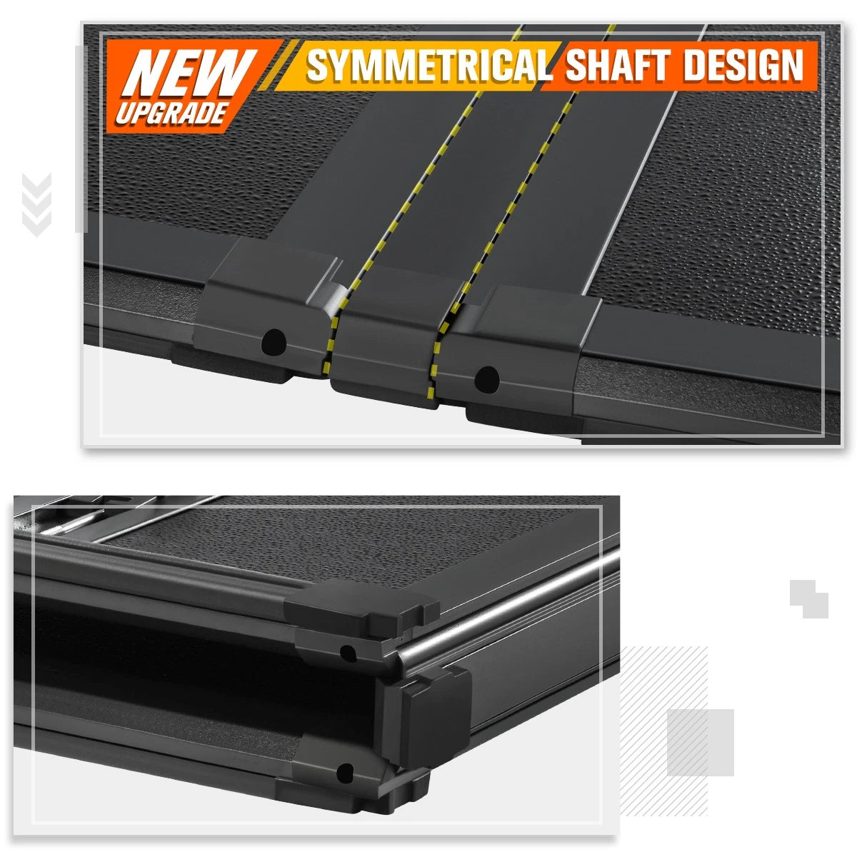 Hard Solid Tri-Fold Tonneau Cover for Dodge Ram 94-23 8ft Fleetside Bed