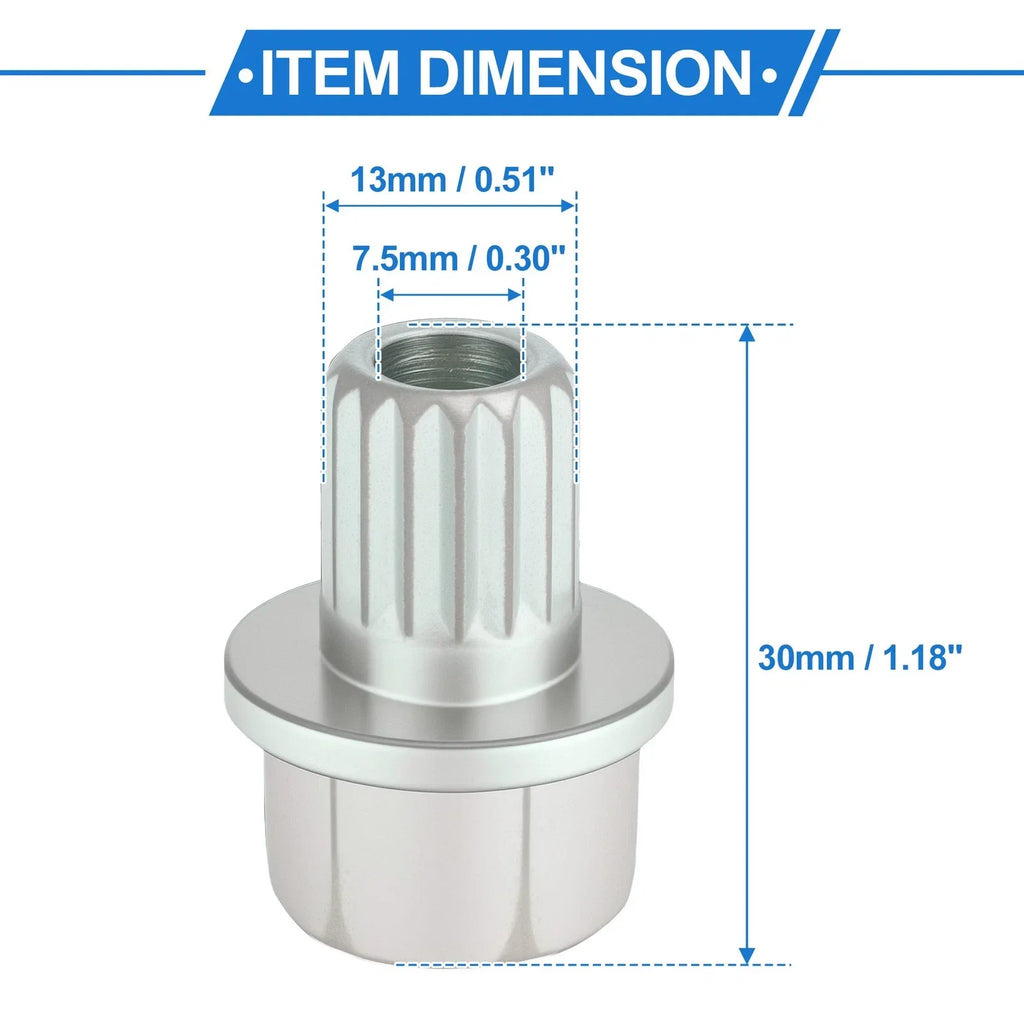 Wheel Lock Lug Nut for BMW Anti Theft Removal Key Socket Adapter