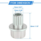 Wheel Lock Lug Nut for BMW Anti Theft Removal Key Socket Adapter