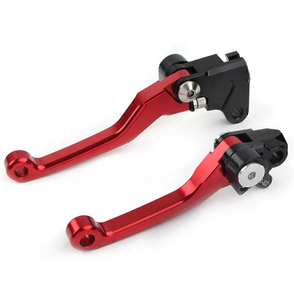 Red Pivot Brake Clutch Levers for YAMAHA WR 250F WR 450F (2003-2023)
