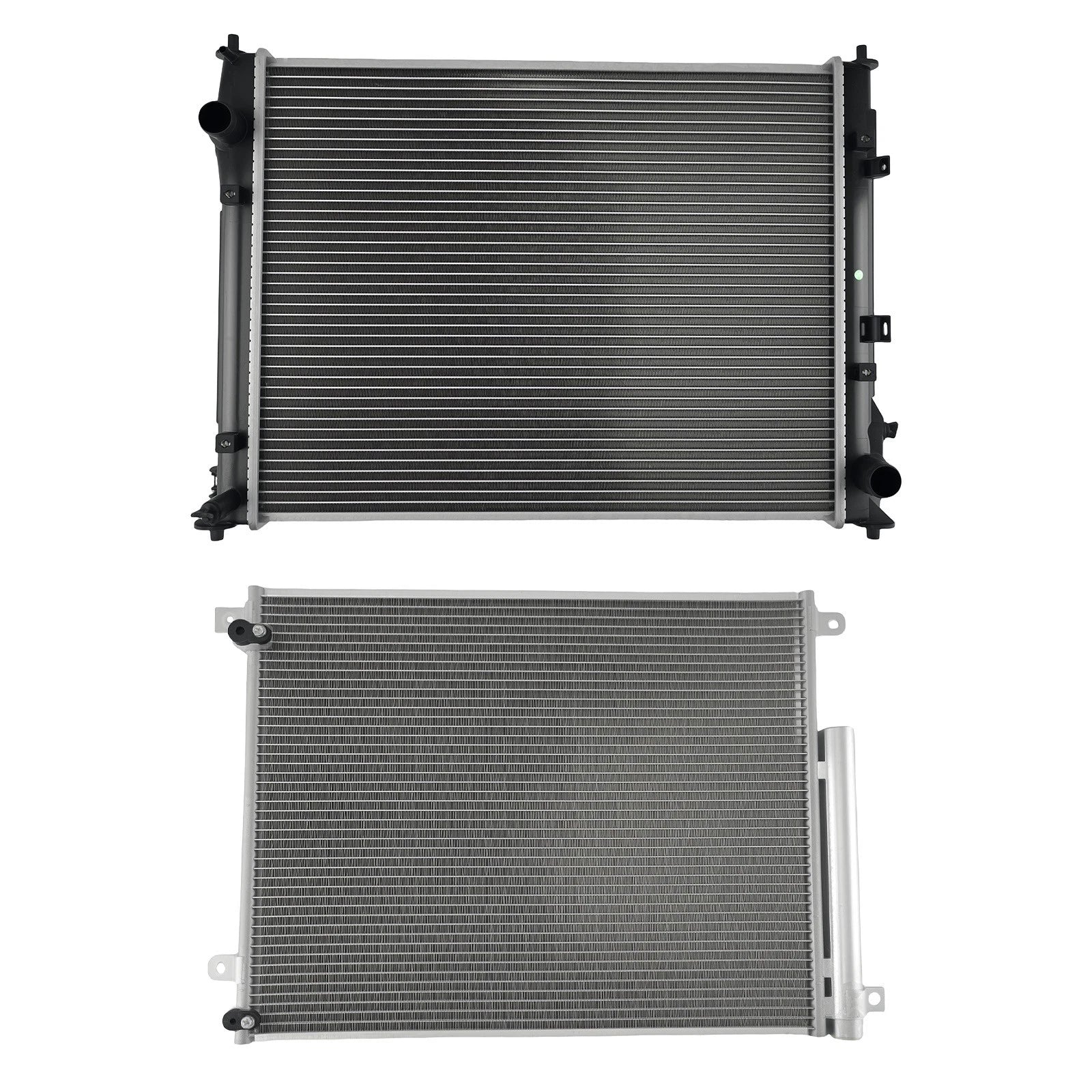 Aluminum Engine Radiator & Condenser for Honda Civic (2016-2019)