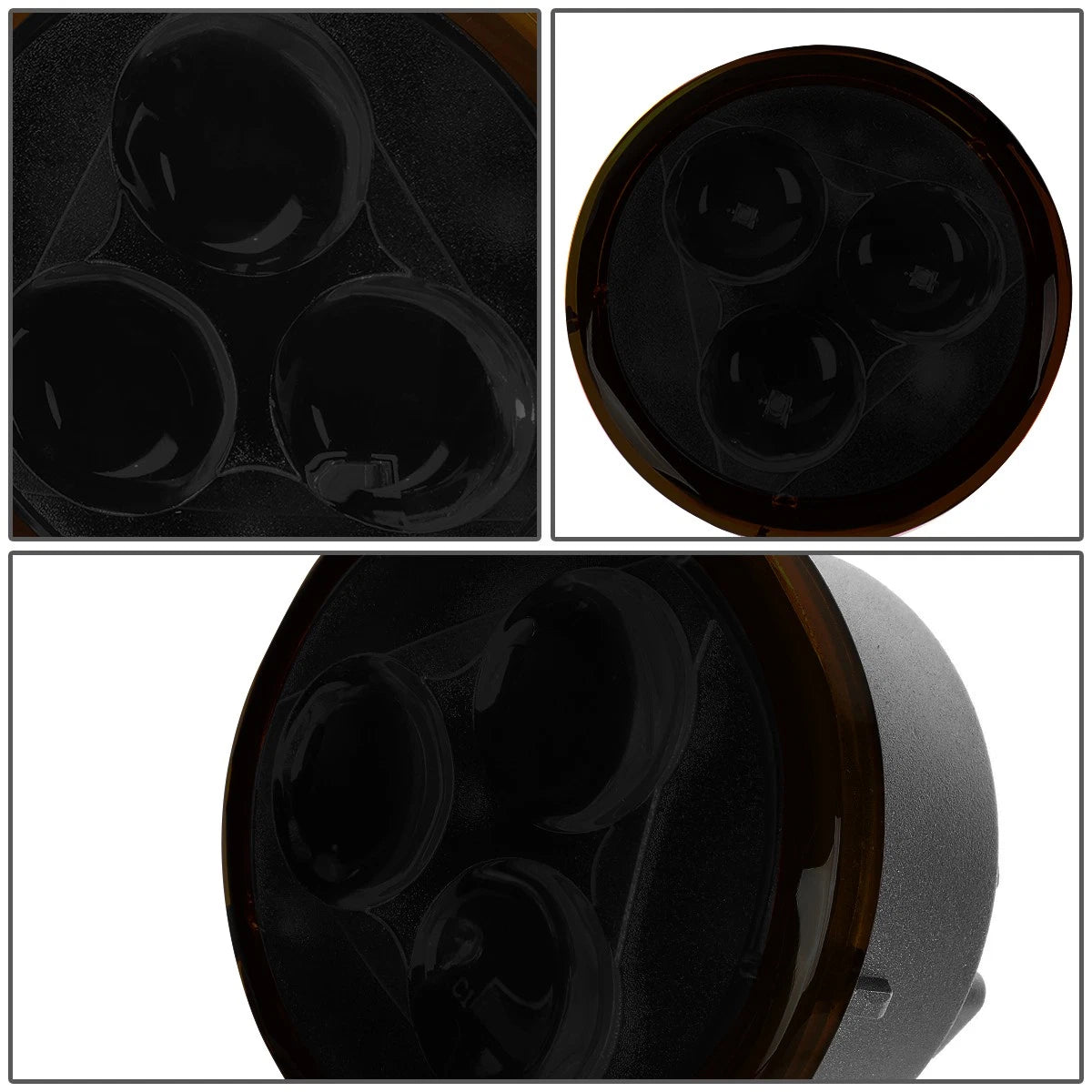 2X Smoked Lens Front LED Turn Signal Lights for Jeep Wrangler JK (2007–2018)