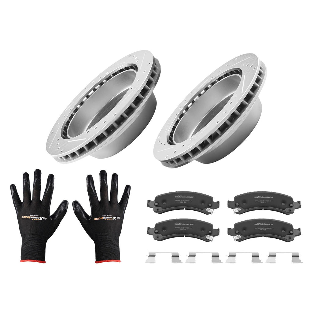 Rear Brake Rotors & Pads Kit for Chevrolet Suburban 1500 (2002-2006)