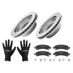 Rear Brake Rotors & Pads Kit for Chevrolet Suburban 1500 (2002-2006)