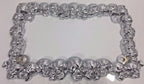 License Plate Frame Holder for Harley Davidson Chrome Skull Metal (Universal)