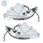 Set of 2 Halogen Headlights for Toyota Yaris (2007-2012) Black