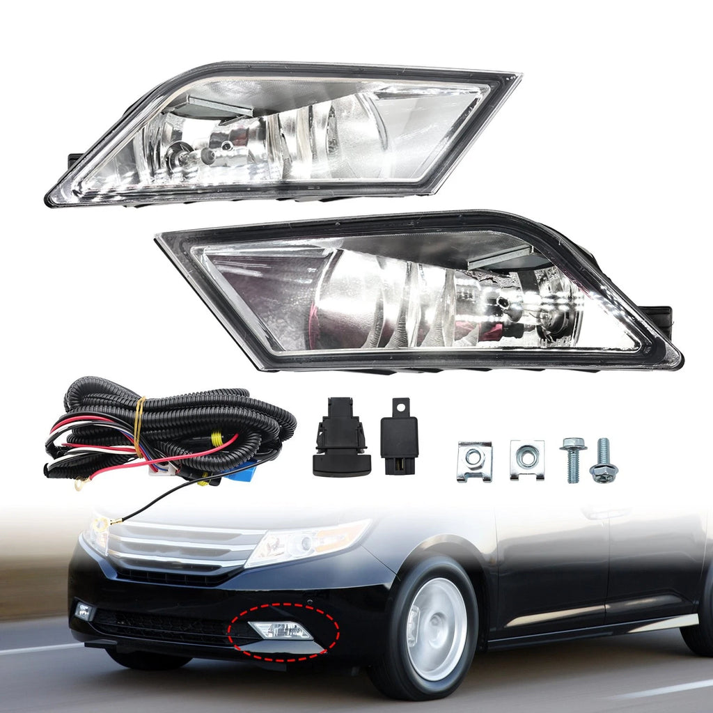Fog Light Kit with Wire Switch Bulbs for Honda Odyssey (2011–2013)