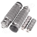 CNC Aluminum Rearset Footrests Foot Pegs for Universal Grey