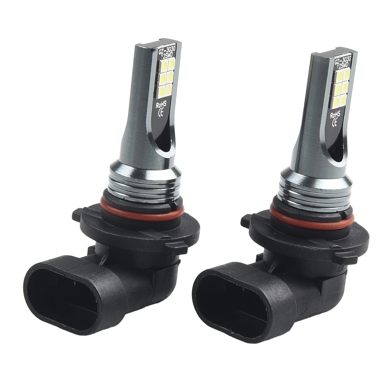 2X 9006HB4 LED Fog Light Bulbs for DRL Lamp (6000K)