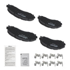 Rear Ceramic Brake Pads Kit for Ford F-250 F-350 F-450 Super Duty (2013–2016)