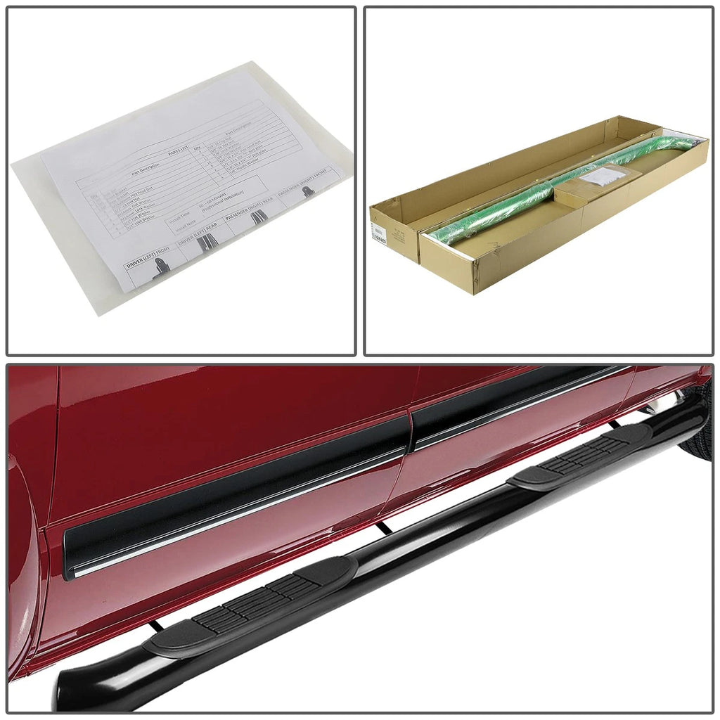 3"OD Round Running Board Step Nerf Bar for Silverado Sierra (2019–2021)