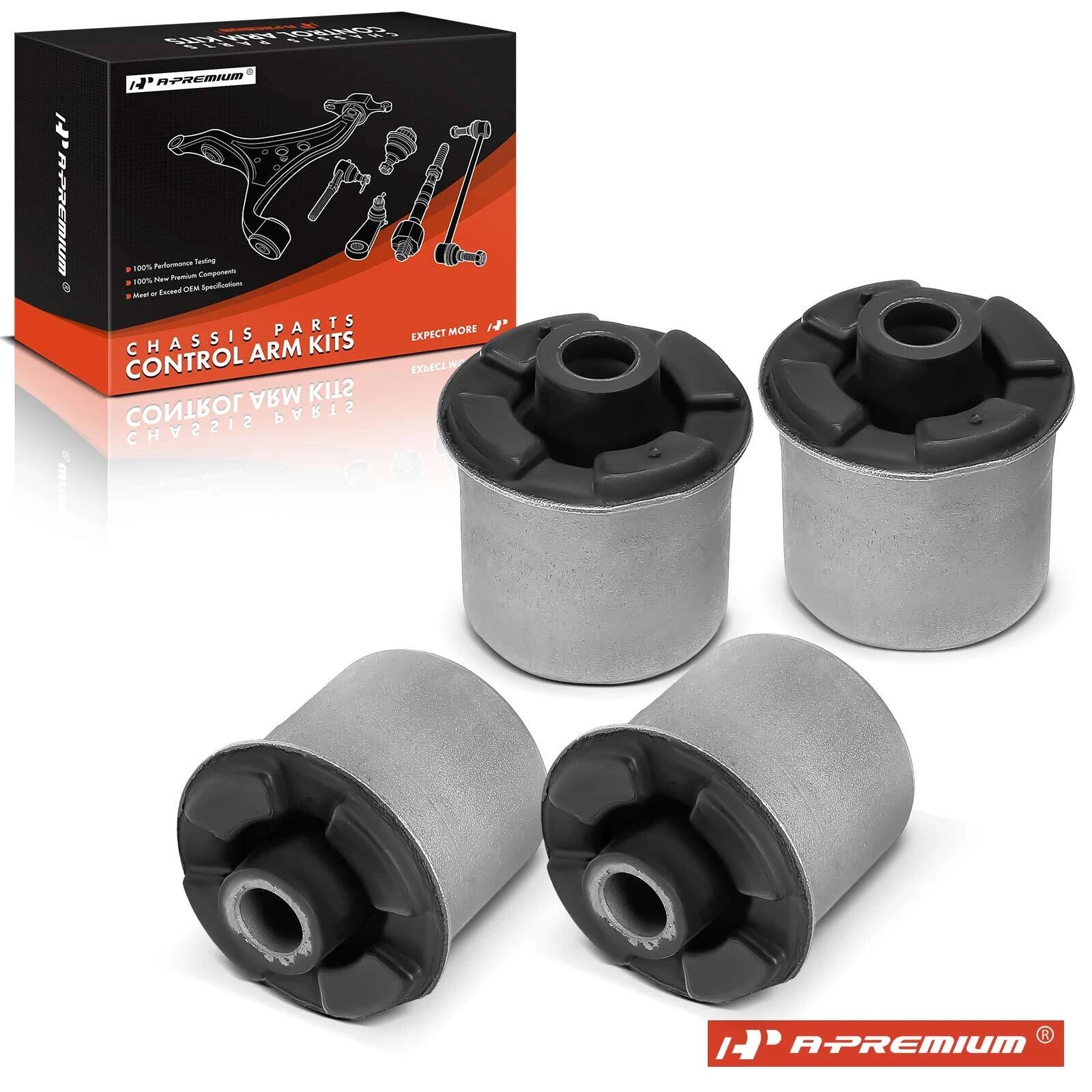 Set of 4 Front Lower Bushings for Jeep Liberty (2002–2012) Dodge Nitro