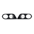 Glossy Black Front Fog Light Covers for BMW E46 M3 (2001-2006)