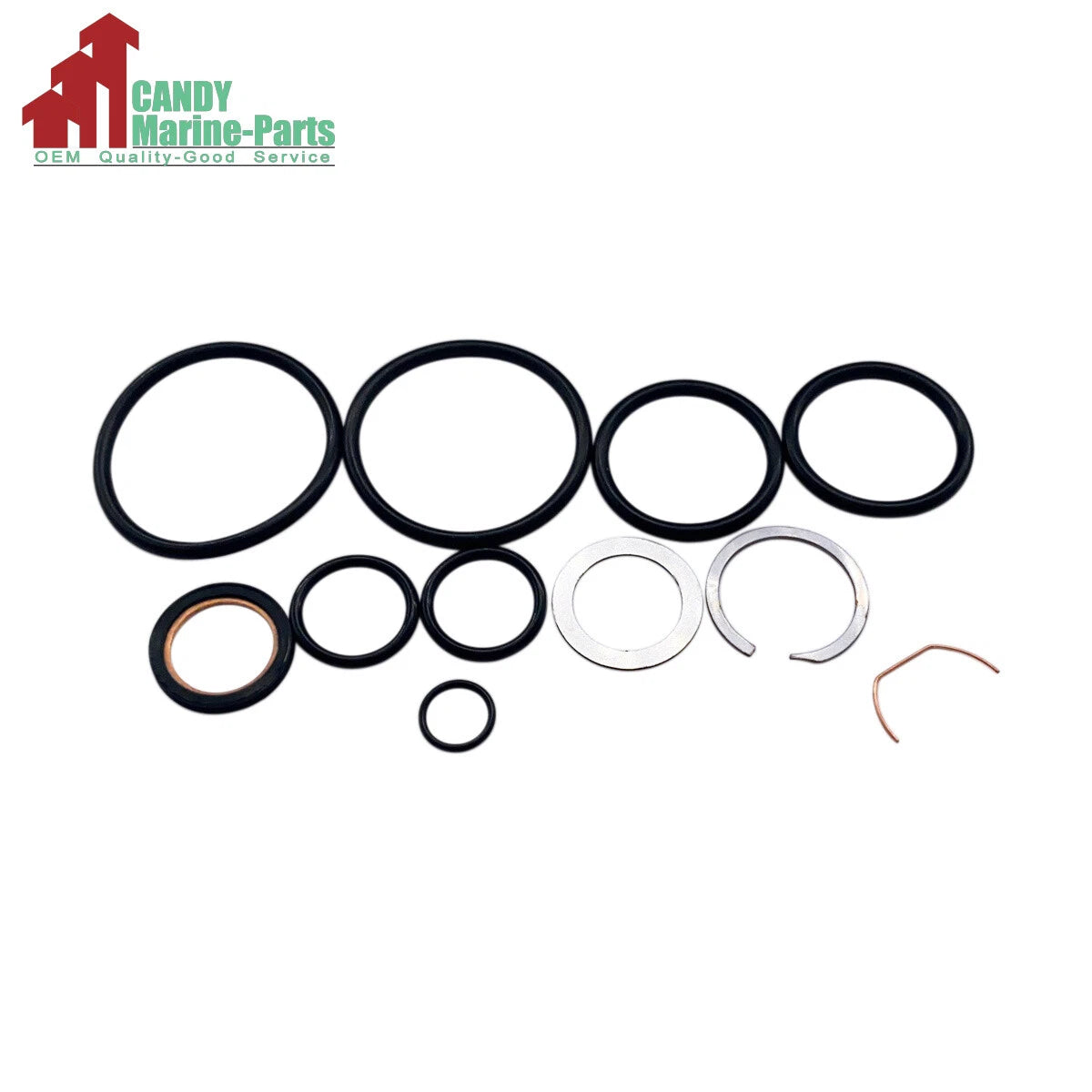 Power Trim Cylinder Seal Rebuild Kit for MerCruiser Alpha Bravo (25-87400A2)