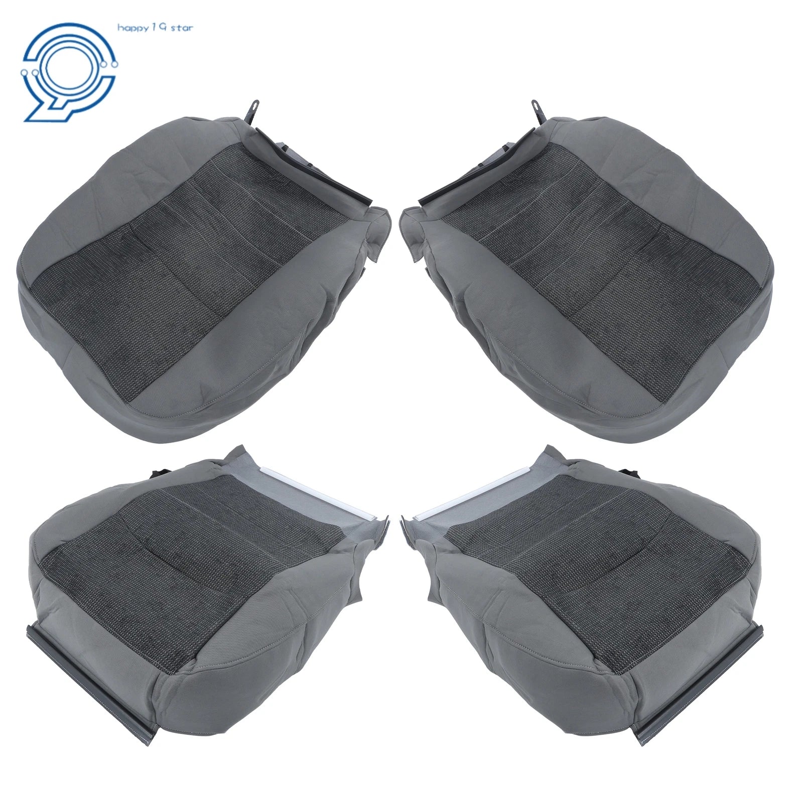 Set of 2 Front Seat Covers for 2013-2018 Dodge Ram 1500
