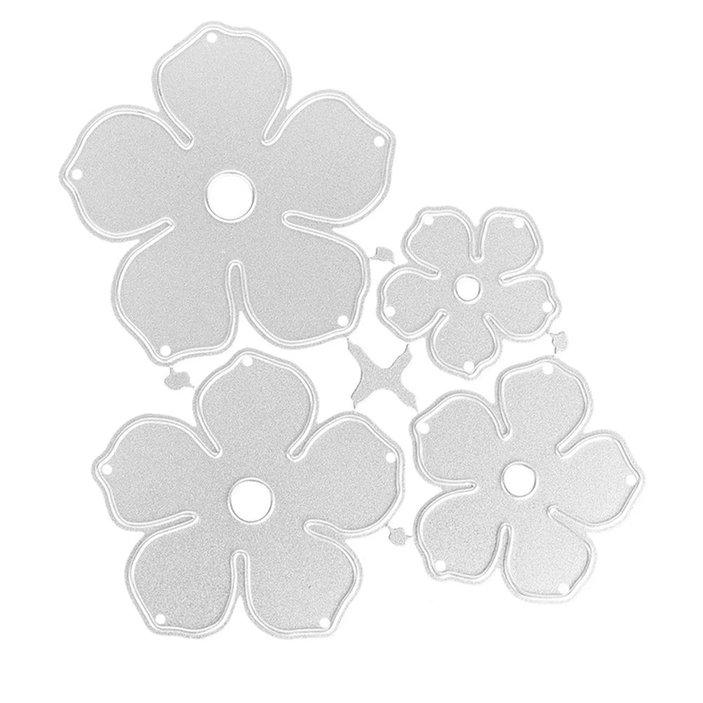 Flower Shaped Embossing Formold for Crafting Decorations