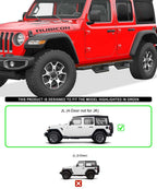 Stainless Steel Pocket Steps for Jeep Wrangler JL (2018-2026)