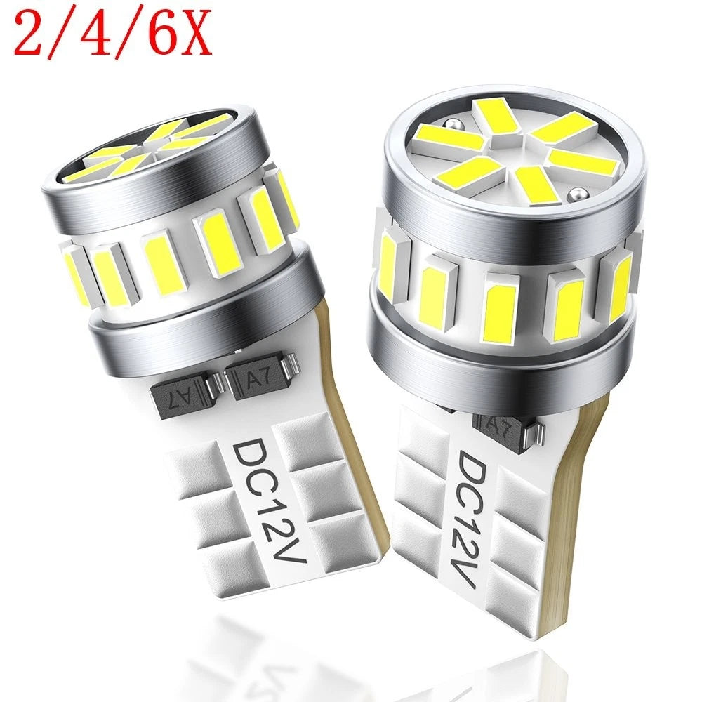 2X T10 168 2825 LED License Plate Light Bulbs for Chevrolet Ford
