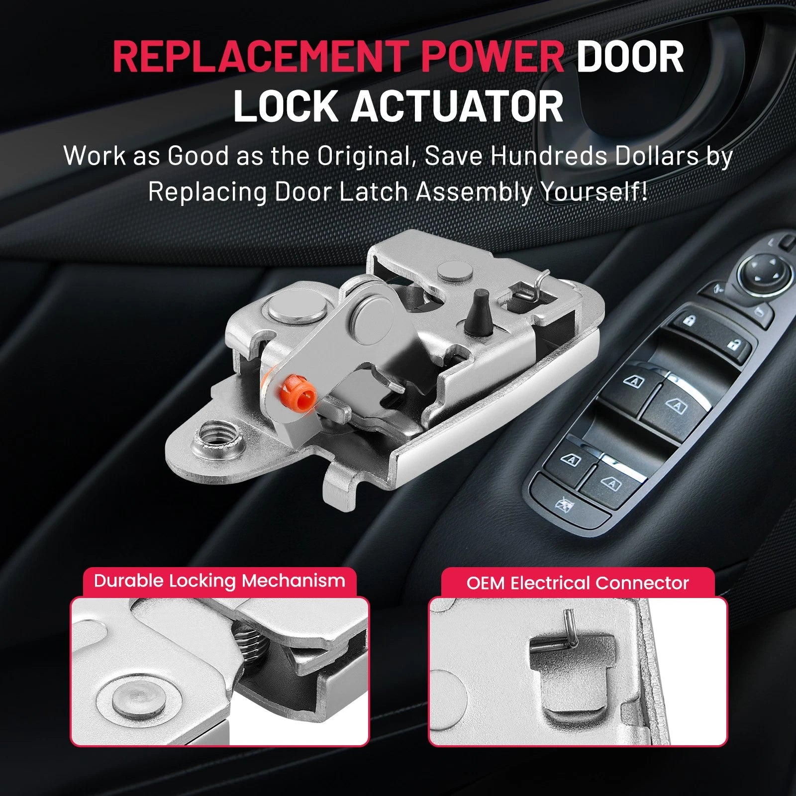 Rear Tailgate Right Trunk Lock Actuator for Toyota Tacoma (2005–2015) 6578004032