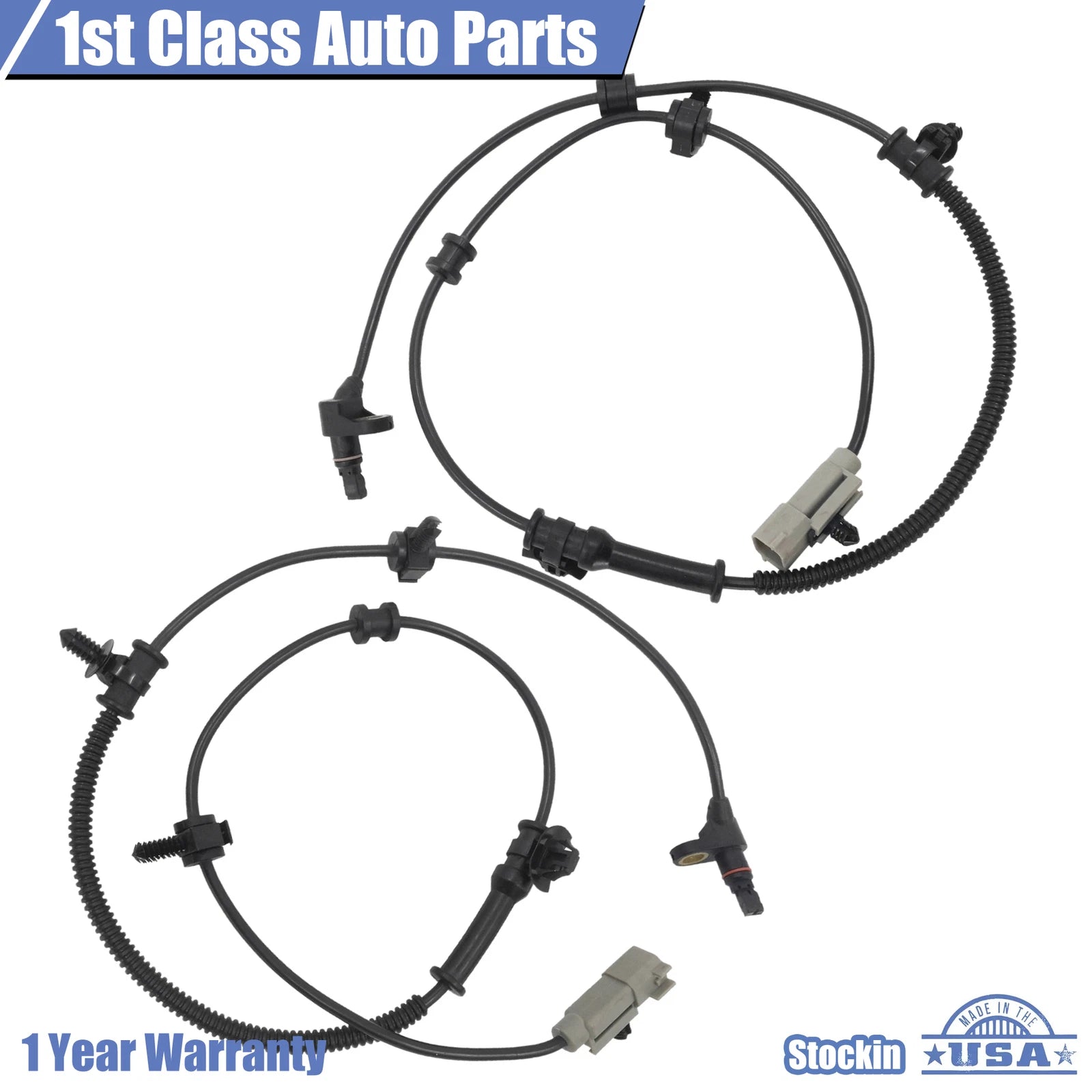 ABS Wheel Speed Sensor Set of 2 for Jeep Commander Grand Cherokee (2006–2010)