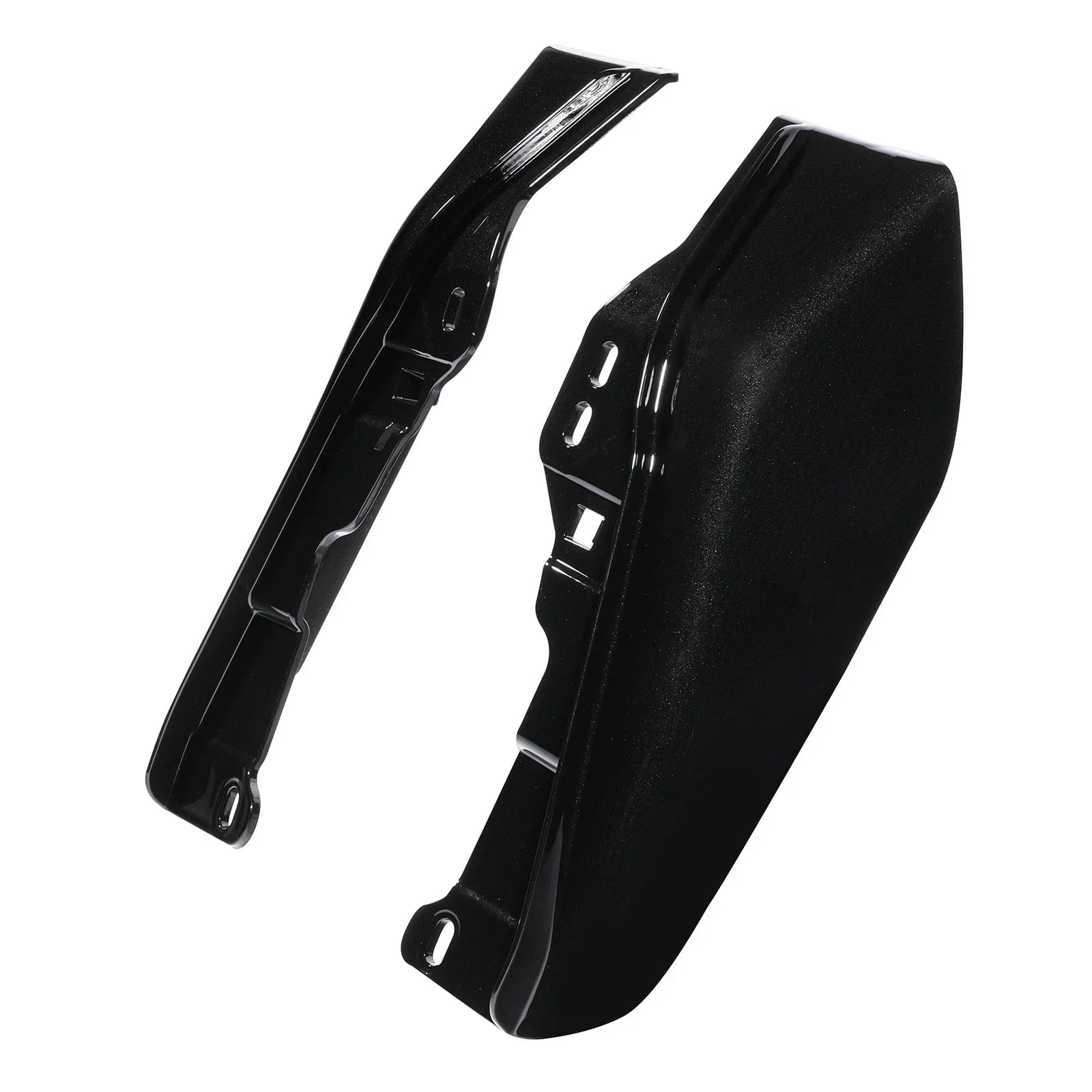 Mid-Frame Air Deflectors for Harley Road Glide (2018) - Black Vivid Black