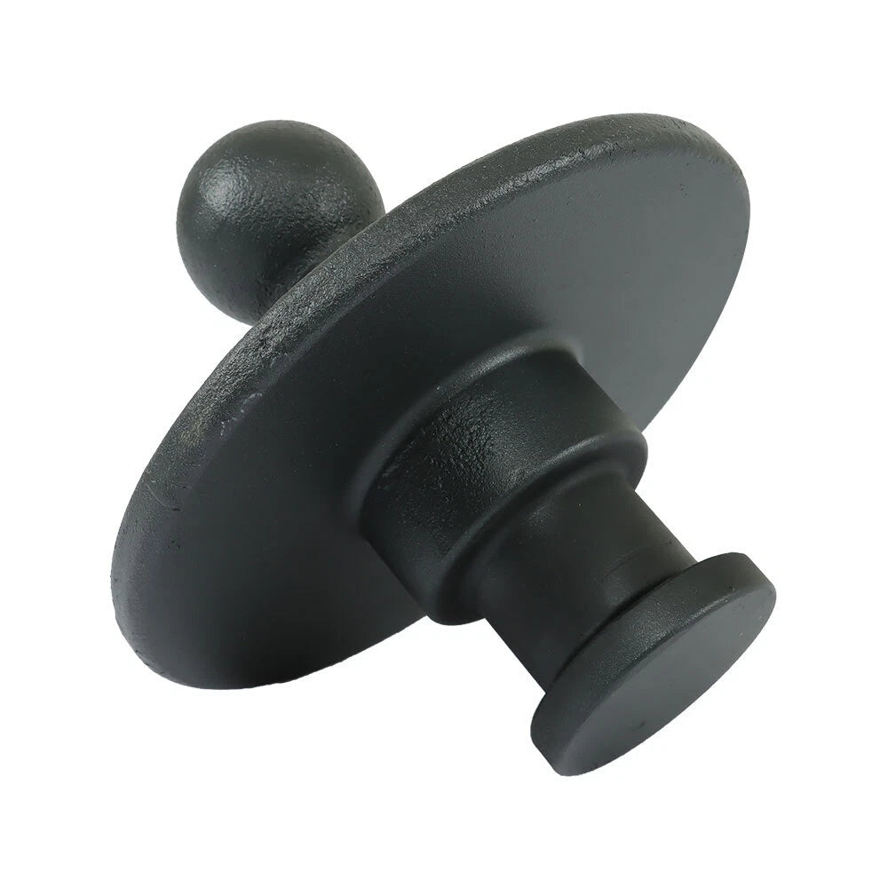 Gooseneck Ball Adapter for Trailer Forge Kingpin (Fits 5th Wheel Hitch)