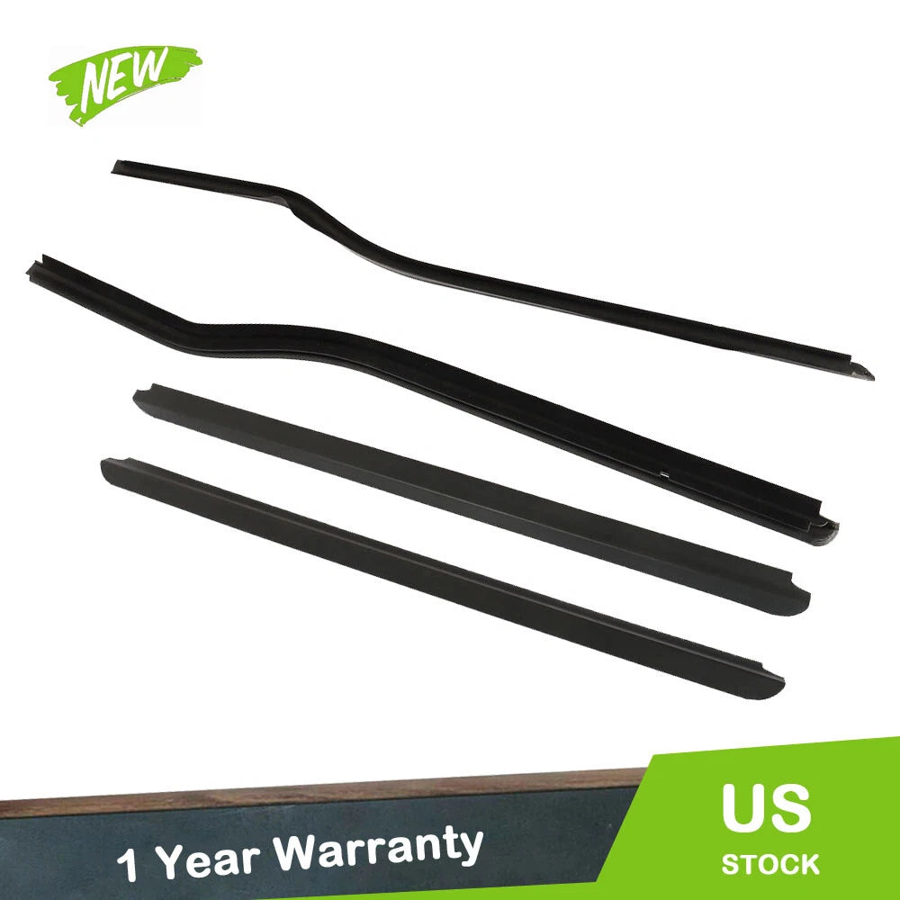 Set of 4 Window Outer Belt Molding for Ford Super Duty (1999–2014)