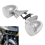 Front Turn Signal Lights for Harley Touring Electra Street Road Glide