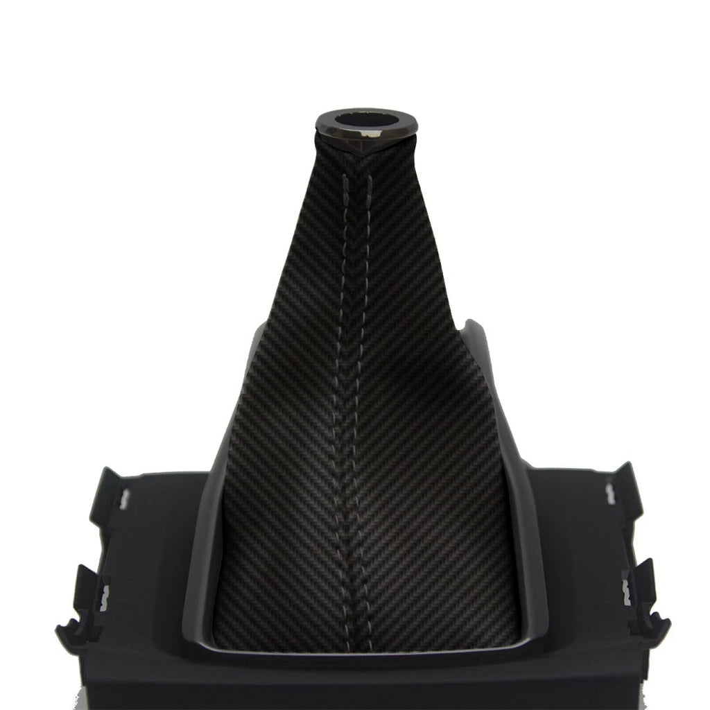 Manual Shift Boot Cover for Honda Civic (2016–2020) Carbon Fiber Black