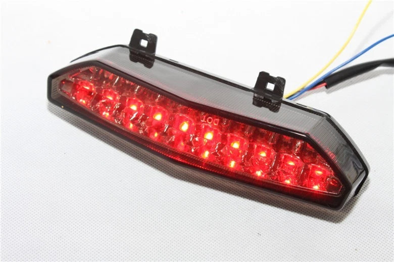 LED Tail Brake Light Turn Signals for Kawasaki Ninja ZX-6R (2007–2008) Smoke
