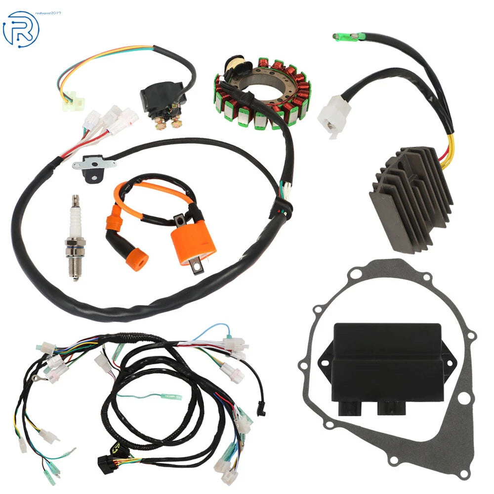 Magneto Stator Ignition Coil Wire Harness for Yamaha Warrior YFM350X (1997-2001)