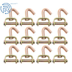 12 Pack 2 Inch Swivel J Tow Hooks for Car Hauler (Fits )