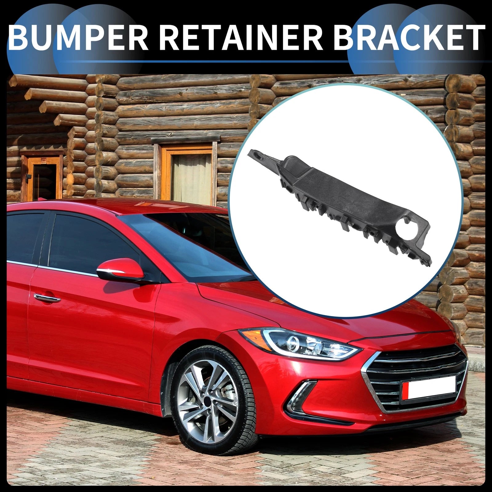 1pc Right Front Bumper Retainer Bracket No. 865143X000 for Hyundai Elantra (2011–2016)