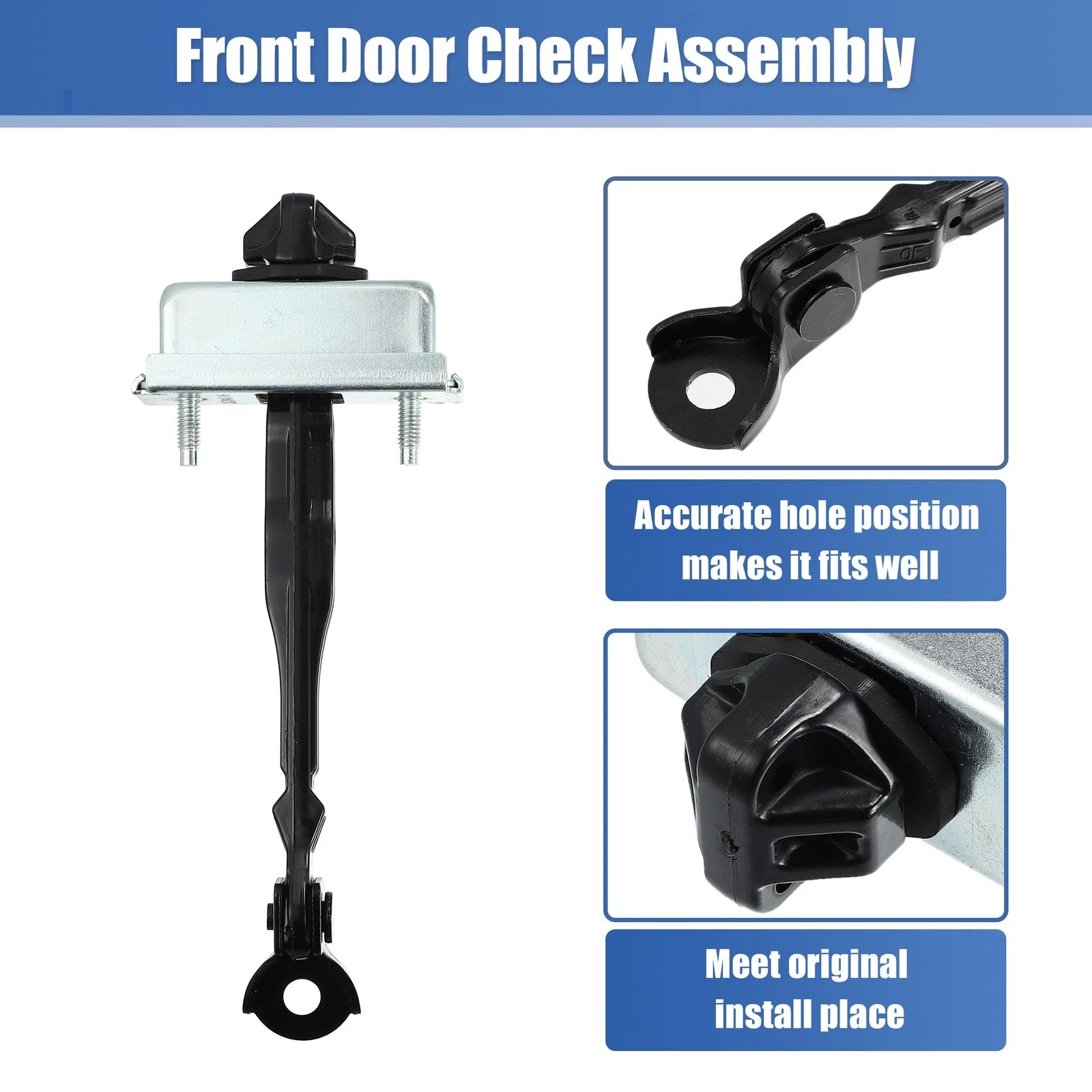 Front Door Check Stop Strap Assembly LH RH for Buick Verano (2012–2017) 13363546