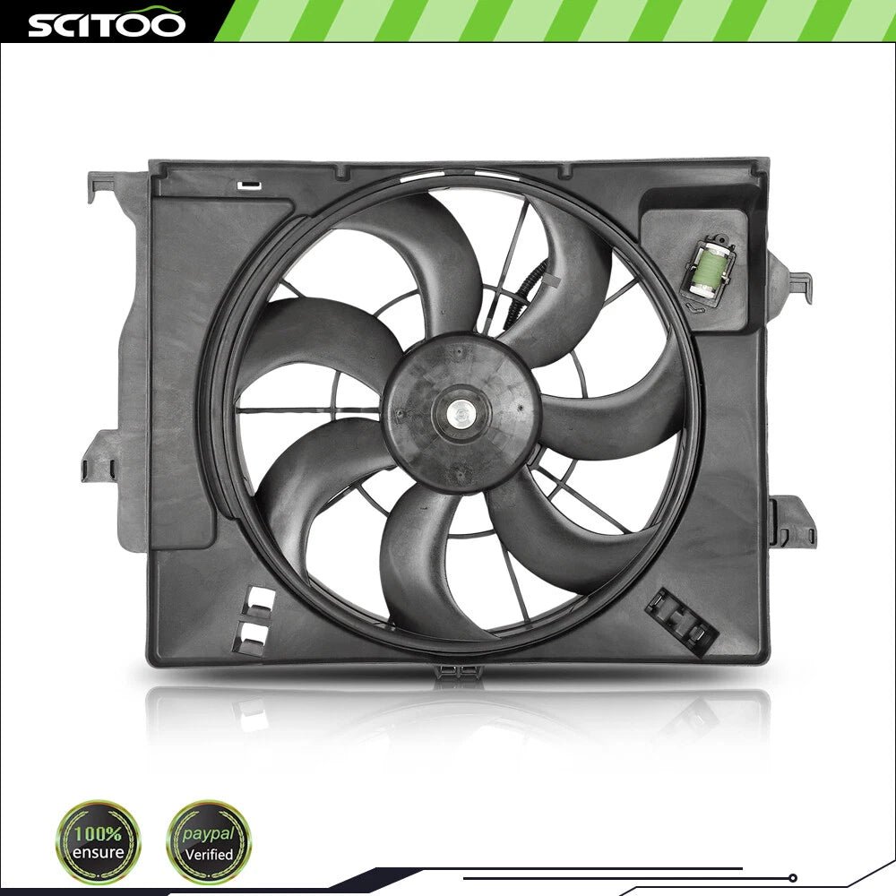 Radiator Cooling Fan for Hyundai Accent (2012–2013), Kia Rio (2012–2017)